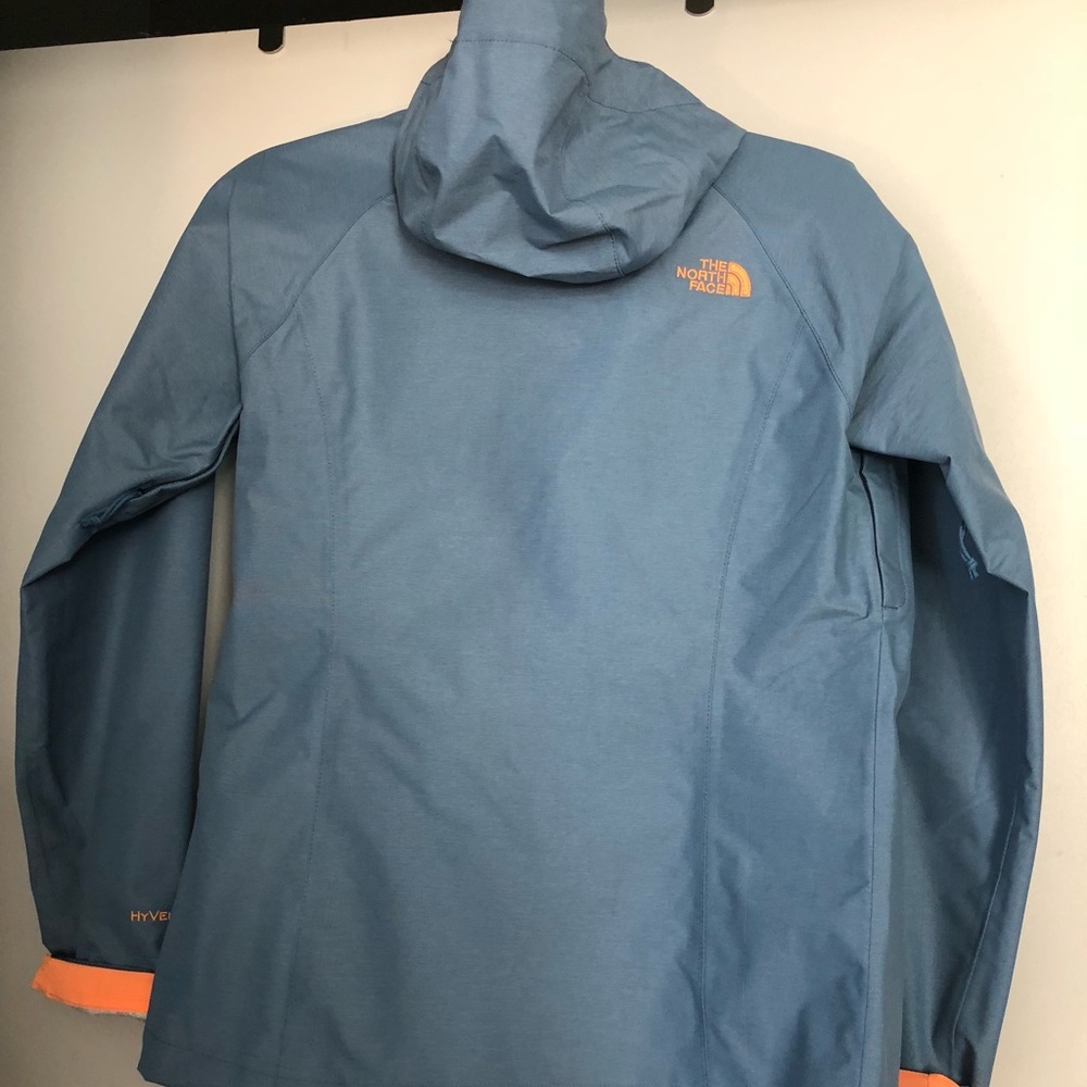 North face hooded rain jacket